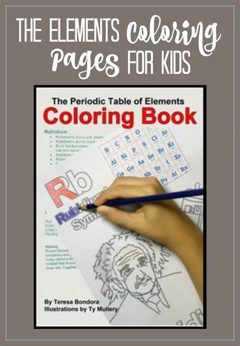 Periodic Table Elements Coloring Pages