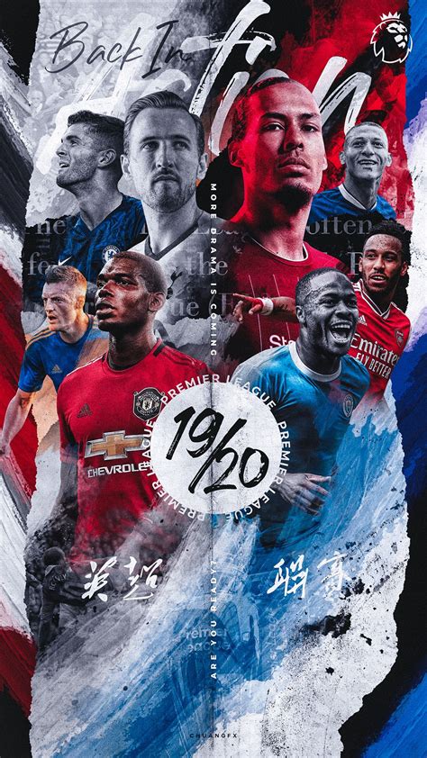 Football Posters 2019/20 on Behance in 2020 | Football poster, Football