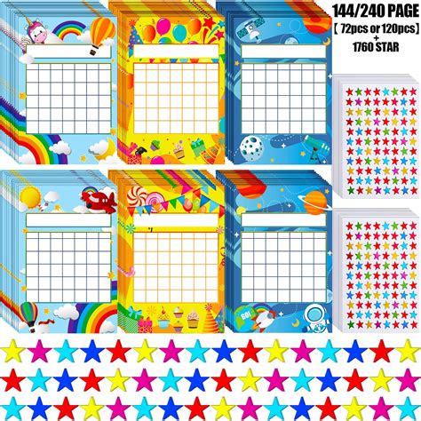 Buy Sticker Chart Incentive Chart For Classroom Sticker Chart For Kids