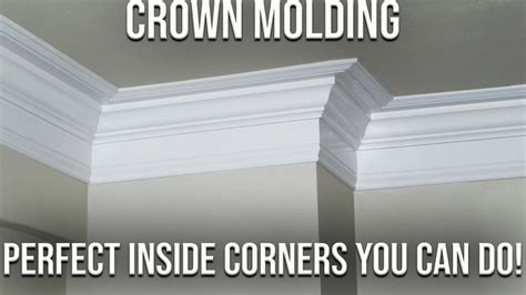 Best Way To Get Perfect Inside Corners On Your Crown Molding Made