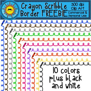 Crayon Clipart Border