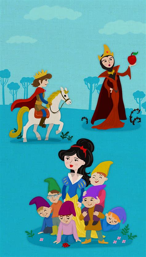Childrens Fairy Tale Domino App Illustrations On Behance