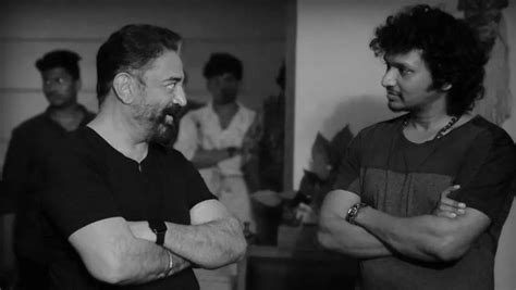 Kamal Hassan Returns To Shoot For Vikram Looks Dashing In Black T