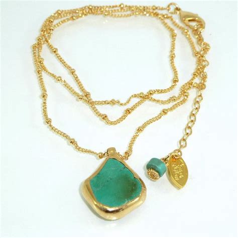 Turquoise Necklace Women Gift December Birthstone от inbalmishan