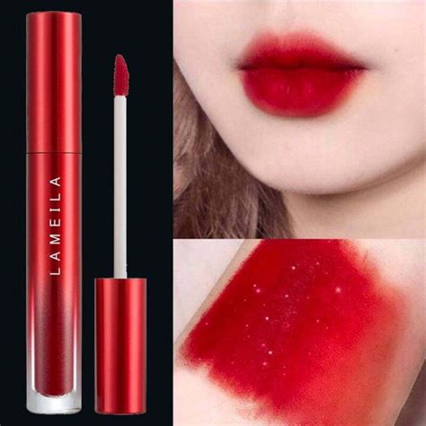 Lameila Liquid Liptint Long Lasting Lipstick Colors Waterproof Lip Beauty Stain Tint