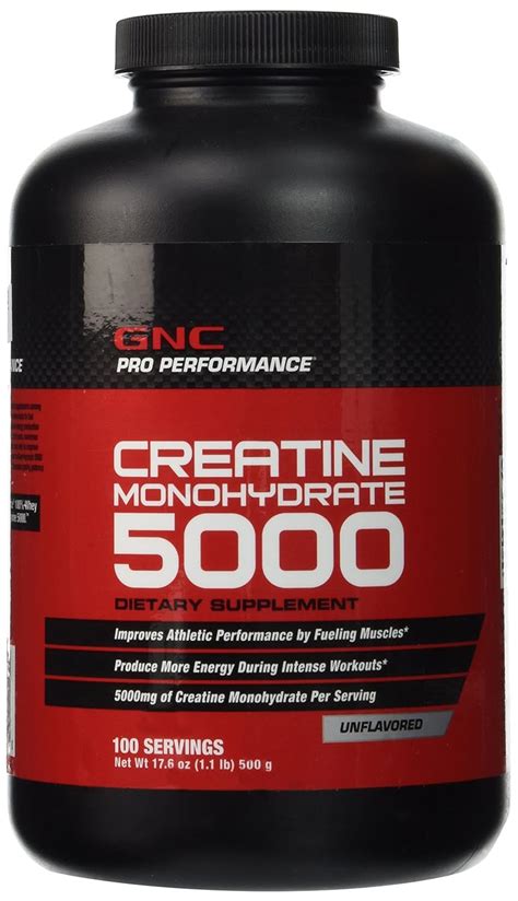Gnc Pro Performance Creatine Monohydrate Unflavored 100 Servings Ebay