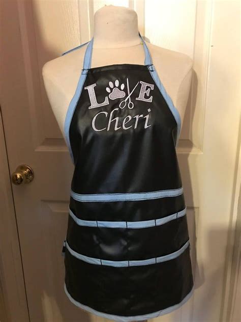 Features such as tool belts, reinforced pockets and. Hair Stylist Apron Personalized Haircutting Apron Custom ...