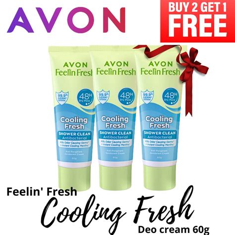 Avon Feelin Fresh Cooling Fresh Shower Clean 48 Hour Protection With