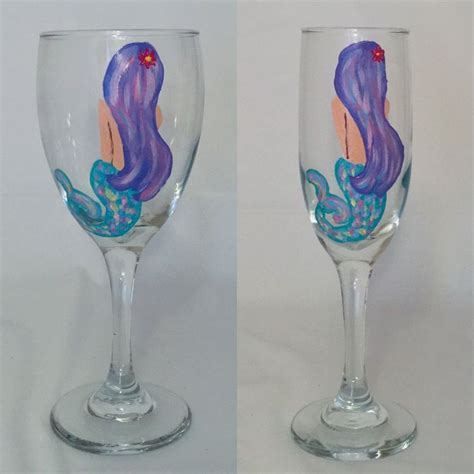 This Item Is Unavailable Etsy Mermaid Wine Glass Hand Painted Wine Glass Etsy Wine Glasses