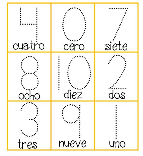 Fantástica Lotería De Números Para Enseñar Y Aprender En Preescolar Y