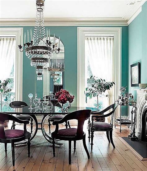 Currently Obsessing Over This Rich Green Meets Blue Meets Gray Wall