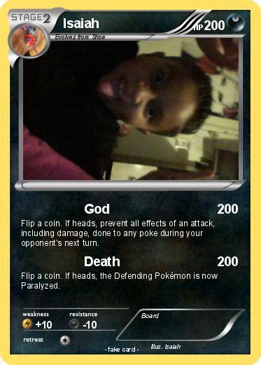 pokémon isaiah 111 111 god my pokemon card