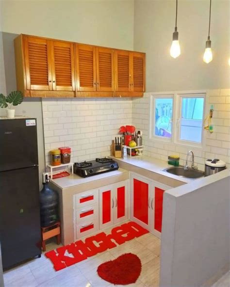 inspirasi gambar dapur kecil cantik  fungsional