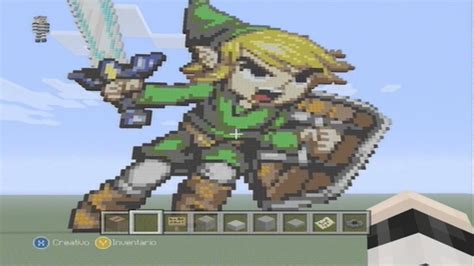 Minecraft Xbox 360 Pixel Art 6 Best Link Ever Hd Youtube