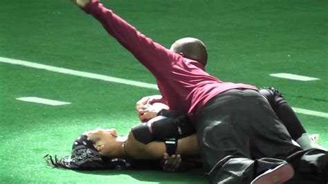 There was a lengthy article about lfl a few years ago. Half time Fun; Fan gets to tackle LFL's Jamie Chung from ...