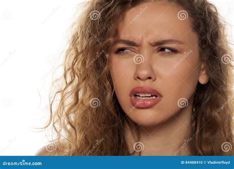 Suspicious Woman Stock Photo Image Of Person Caucasian 84488410