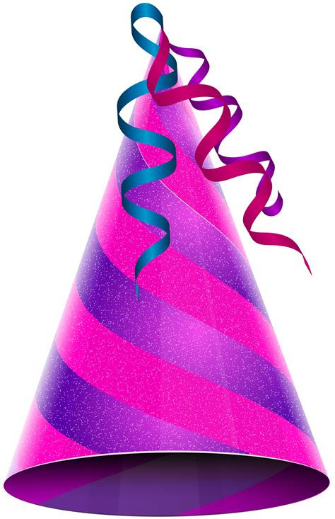 You can easily get them posted on any. Birthday Party Hat Purple Pink PNG Clip Art Image ...