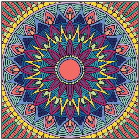 Add colors to beautiful hairstyles! Imágenes con Mandalas de colores