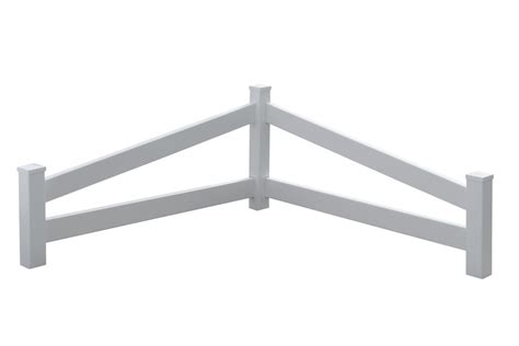 A split rail is a very traditional fence on american properties. Split Rail Corner Fence