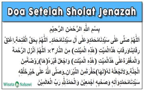 Doa Untuk Jenazah Sesuai Sunnah Guru Paud