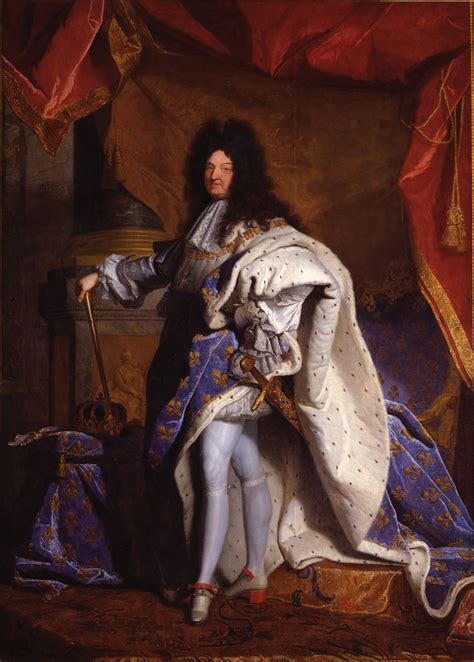 Louis Xiv King Of France By Hyacinthe Rigaud 1702 Louis Xiv Color