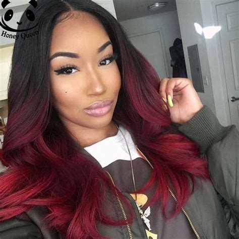 If you need to create an exquisite look for your hair then playing with colors can prove effective. 7A Ombre Lace Wig Full Lace Human Hair Wigs For Black ...