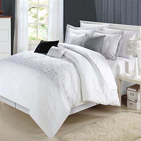 White And Grey Bedding