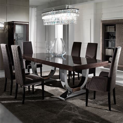 Italian furniture stores london uk, buy luxury furniture for the living room, dining room, bedroom, hallway, home office & bar, italian sofas & corner sofas. Large Modern Italian Veneered Extendable Dining Table Set