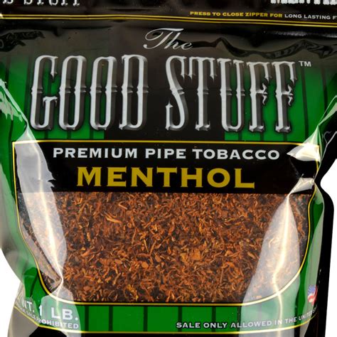 Good Stuff Menthol Pipe Tobacco 16 Oz Bag Tobacco Stock