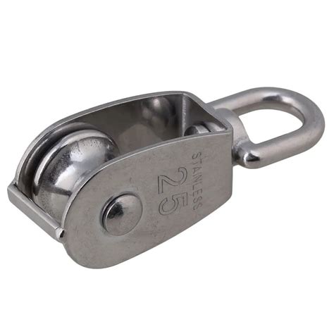 M25 25mm Swivel Stainless Steel 304 Wire Rope Single Sheaved Pulley