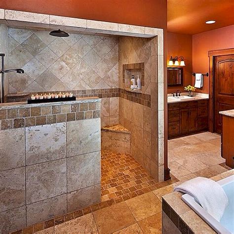 With common area bathrooms door design must be in line with the design scheme of the home. 50 Fantastic Walk In Shower No Door for Bathroom Ideas ...