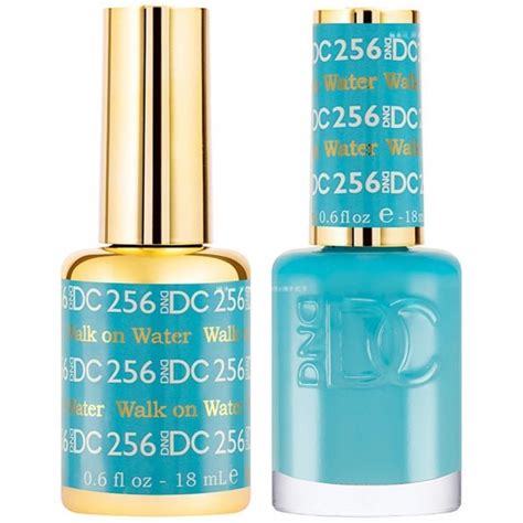 DND DC Duo Gel Nail Polish Set Walk On Water 256 2 X 18ml Nail