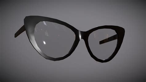 Cat Eye Glasses Download Free 3d Model By Maximkuzlin 2db7e23 Sketchfab