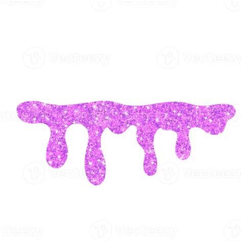 Purple Glitter Dripping 13528667 Png