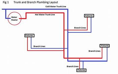 Plumbing Residential Branch Trunk System Schematic Pex