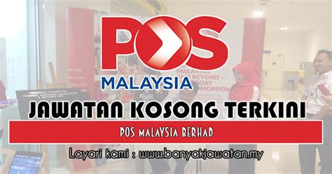 Pos malaysia official customer service. Jawatan Kosong di Pos Malaysia Berhad - 31 Oktober 2018 ...
