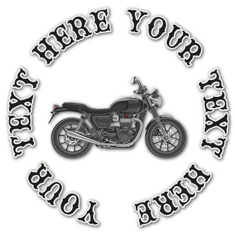 Custom Motorcycle Graphic Decal Small Personalized Youcustomizeit