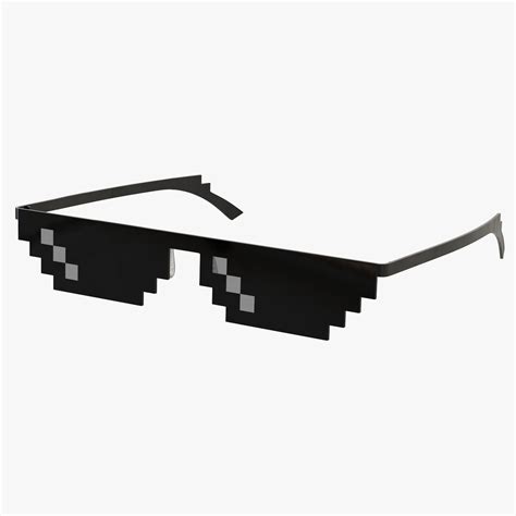 Thug Life Pixel Sunglasses 3d Model 29 C4d Fbx Obj Max Free3d