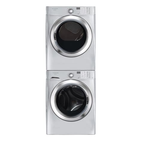 Frigidaire Affinity High Efficiency Stackable Steam Cycle Front Load Washer Classic Silver At