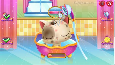 Cute Kitty Care Play Online On Silvergames 🕹️