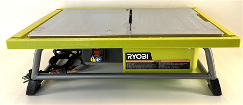 Ryobi 7 In Tabletop Tile Saw Corded 48 Amp With Blade And Wrenches Model