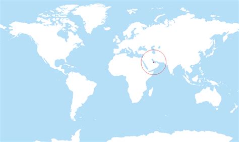 Where Is Qatar Located On The World Map