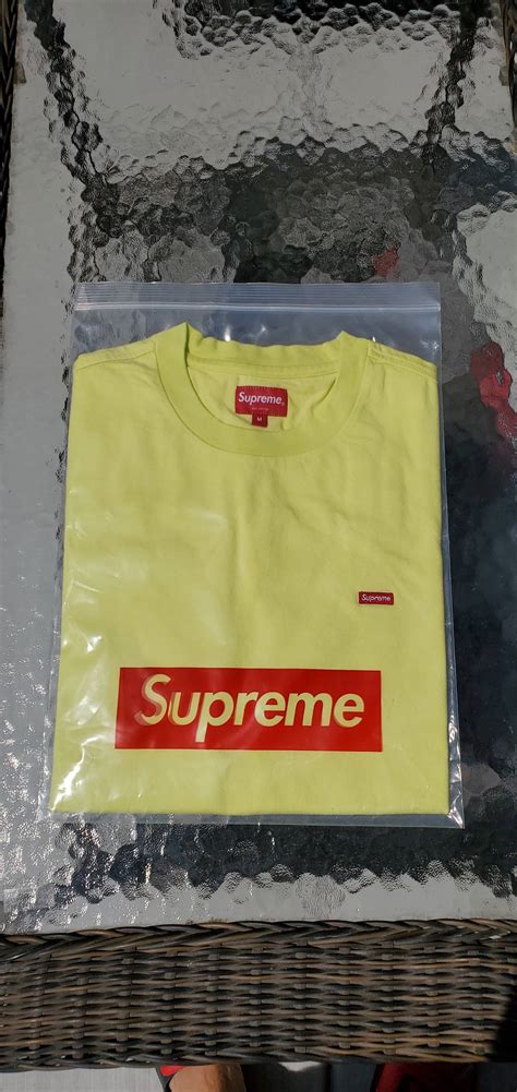 Supreme Supreme Small Box Logo Yellow Tee