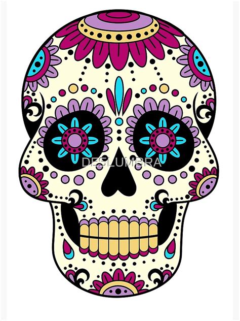 Mexican Skull Sombrero Art Tatooman Calavera El Dia De Los Muertos