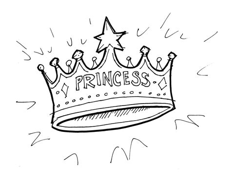 Purim symbols on grid background. Crown Princess Coloring Page - Coloring Home