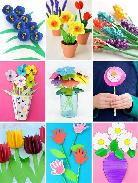 Spring Flower Crafts For A Fun And Creative Afternoon