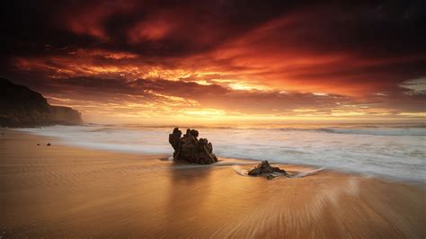 3840x2160 Long Exposure Beach Waves 4k 4k Hd 4k Wallpapersimages