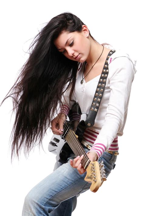 Free Stock Photo Of Young Woman Playing Electric Guitar Download Free