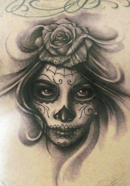 Muerte Tattoo By Riccardo Cassese Post 7903 Skull Girl Tattoo Sleeve Tattoos Body Art Tattoos