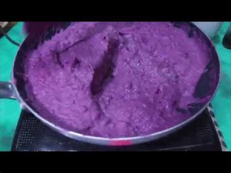 How To Make Ube Halaya Or Halayang Ube Without Coconut Milk Purple